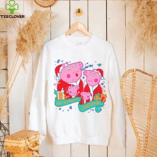 Peppa pig ho ho ho wish you merry Christmas hoodie, sweater, longsleeve, shirt v-neck, t-shirt