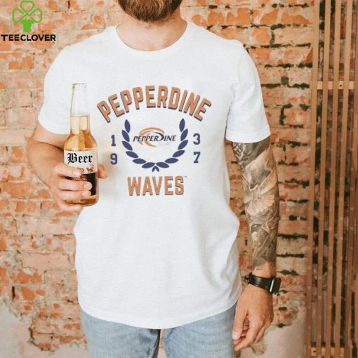 Pepperdine Waves Uscape Apparel Renew Ringer T Shirt