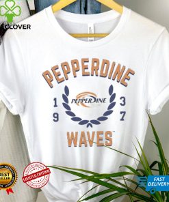 Pepperdine Waves Uscape Apparel Renew Ringer T Shirt