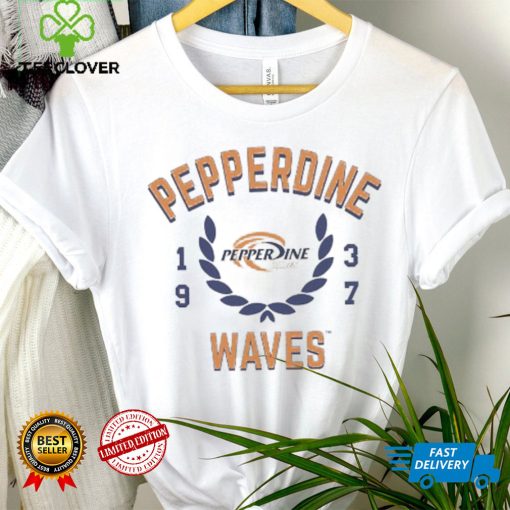 Pepperdine Waves Uscape Apparel Renew Ringer T Shirt