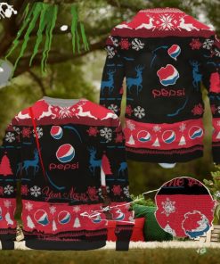 Pepsi All Over Printed Ugly Sweater Uniform Sweater Party Gift Custom Name