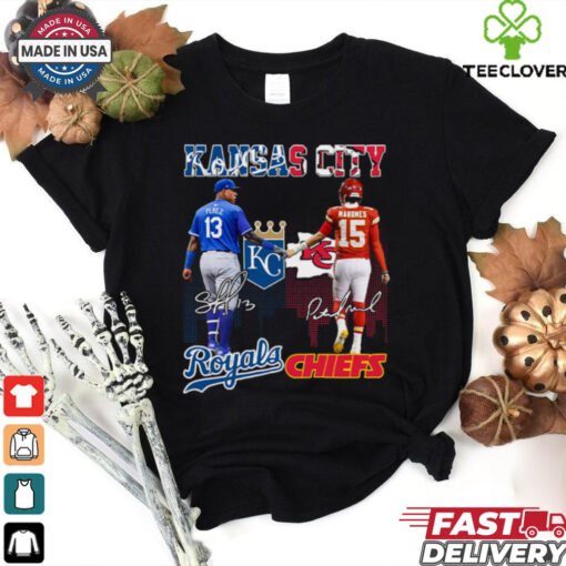 Perez Mahomes Royals Chiefs Shirt