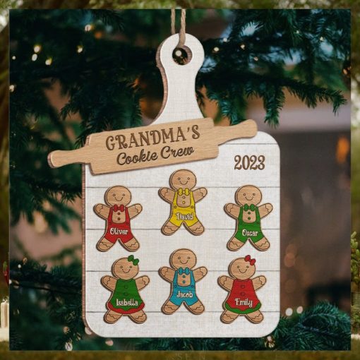 Perfect Batch Family Personalized Custom Ornament Wood Custom Shaped Christmas Gift For Family Members