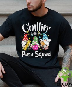 Perfect Paraprofessional Para Squad Chillin Gnomes Christmas Teacher T Shirts