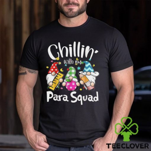 Perfect Paraprofessional Para Squad Chillin Gnomes Christmas Teacher T Shirts