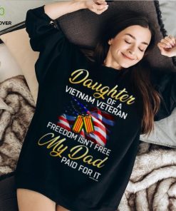 Perfect gift for U.S Veteran Dad Grandpa, Patriotic American on Veterans Day, Father's Day, Patriots Memorial Day Ladies T Shirt