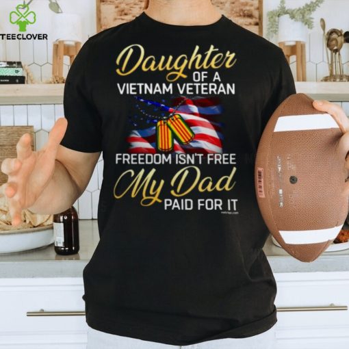 Perfect gift for U.S Veteran Dad Grandpa, Patriotic American on Veterans Day, Father’s Day, Patriots Memorial Day Ladies T Shirt