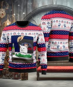 Peroni Beer Cat Meme Customs 3D Printed Ugly Christmas Sweater