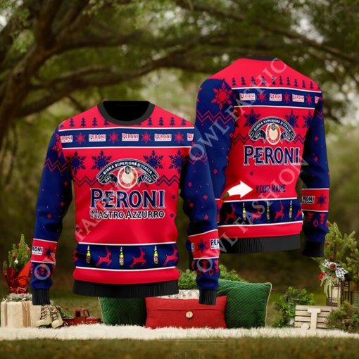 Peroni Beer Personalized Christmas Sweater Jumpers