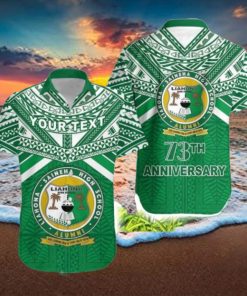 Personalised Happy Anniversary Liahona Tonga High School Trendy Hawaiian Shirt