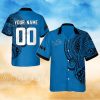 Personalize NFL Chicago Bears Polynesian Tattoo Design Hawaiian Shirt