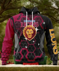 Personalized AFL Brisbane Lions – Specialized Design With MotoCross Syle Hoodie Sweatshirt 3D