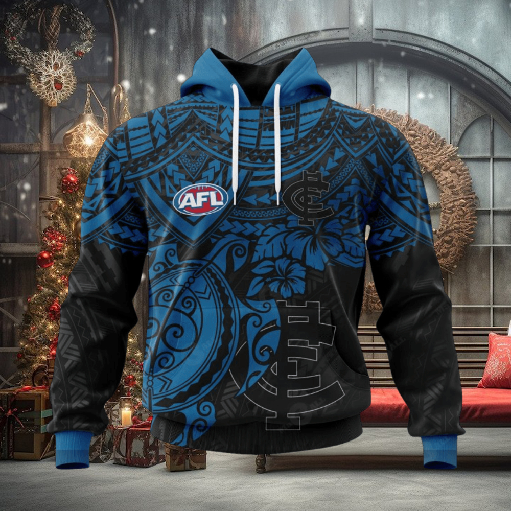 Personalized AFL Carlton Football Club Polynesian Concept Kits Design Hoodie Sweatshirt 3D Personalized AFL Carlton Football Club Polynesian Concept Kits Design Hoodie Sweatshirt 3D