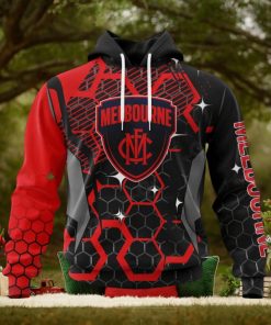 Personalized AFL Melbourne Football Club – Specialized Design With MotoCross Syle Hoodie Sweatshirt 3D