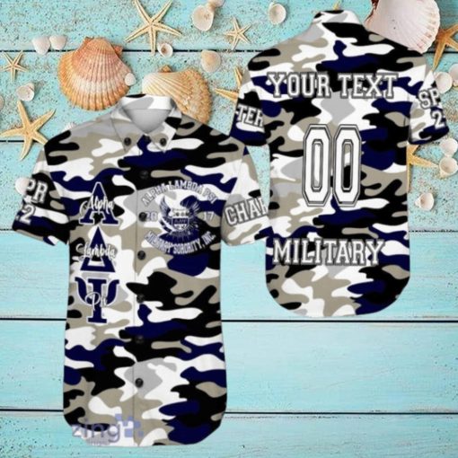 Personalized Alpha Lambda Psi Camo Hawaiian Shirt For Men And Women