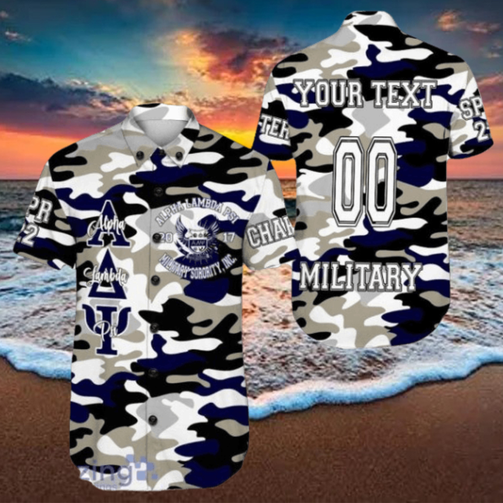Personalized Alpha Lambda Psi Camo Hawaiian Shirt For Men And Women Personalized Alpha Lambda Psi Camo Hawaiian Shirt For Men And Women