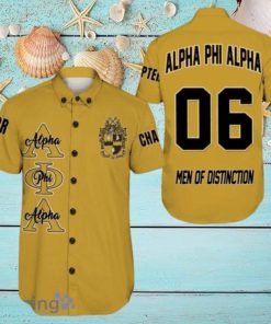 Personalized Alpha Phi Alpha Gold Hawaiian Shirt For Men And Women