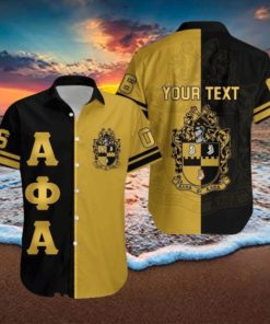 Personalized Alpha Phi Alpha Half Style Hawaiian Shirt For Men And Women