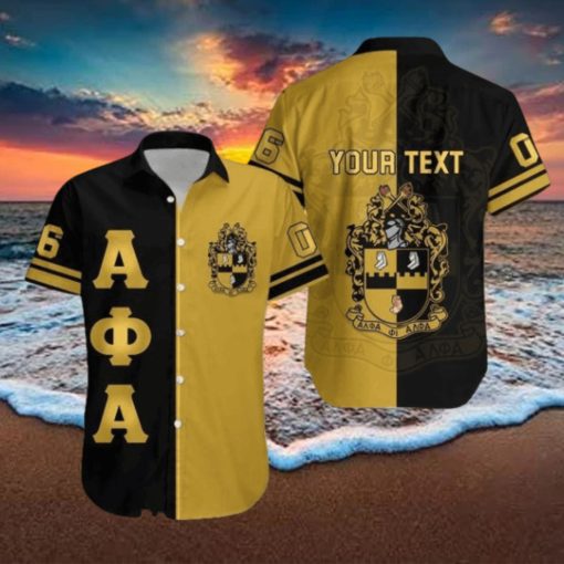 Personalized Alpha Phi Alpha Half Style Hawaiian Shirt For Men And Women