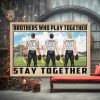Personalized Firefighter Brother & Sister Poster   I Am Not Here For Me, I Am Here For We