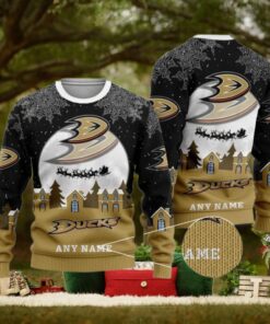 Personalized Anaheim Ducks Sweater, Custom Xmas Gifts for Hockey Fans