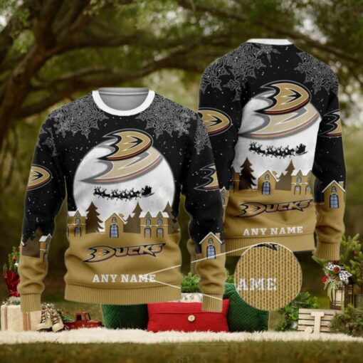 Personalized Anaheim Ducks Sweater, Custom Xmas Gifts for Hockey Fans