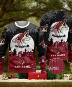 Personalized Arizona Coyotes Sweater, Best Funny Xmas Gift for Fans