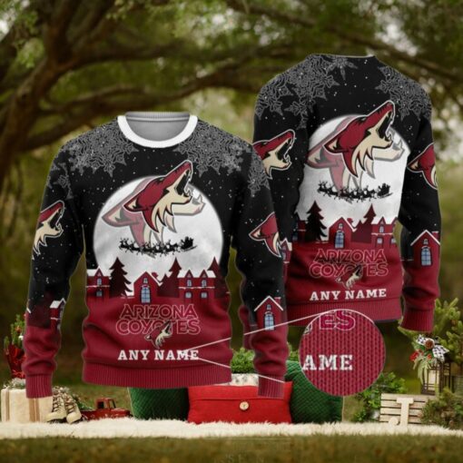 Personalized Arizona Coyotes Sweater, Best Funny Xmas Gift for Fans