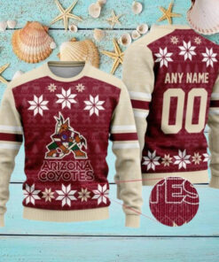 Personalized Arizona Coyotes Ugly Sweater For Christmas