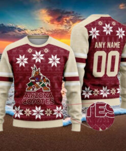 Personalized Arizona Coyotes Ugly Sweater For Christmas
