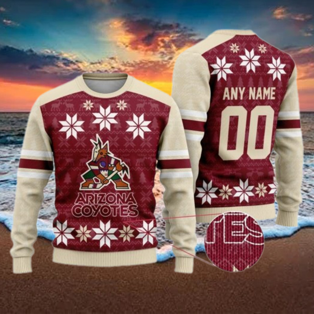Personalized Arizona Coyotes Ugly Sweater For Christmas Personalized Arizona Coyotes Ugly Sweater For Christmas