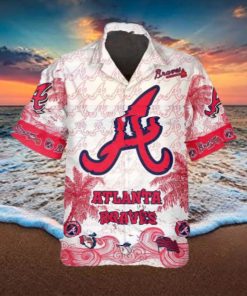 Personalized Atlanta Braves Hawaiian Shirt, Atlanta Braves Aloha Shirt, MLB Hawaiian Shirt