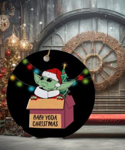 Personalized Baby Yoda Santa Decoration, Star Wars Christmas Star Wars Ornaments