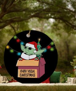 Personalized Baby Yoda Santa Decoration, Star Wars Christmas Star Wars Ornaments