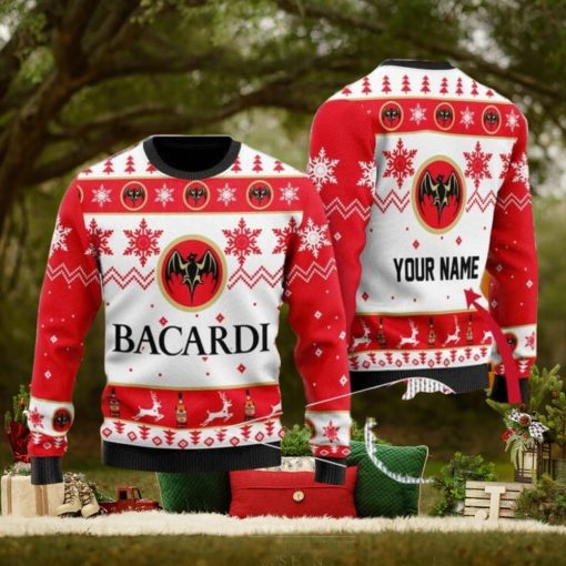 Personalized Bacardi Ugly Christmas Sweater