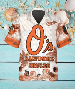 Personalized Baltimore Orioles Hawaiian Shirt, Baltimore Orioles Aloha Shirt, MLB Hawaiian Shirt