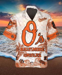 Personalized Baltimore Orioles Hawaiian Shirt, Baltimore Orioles Aloha Shirt, MLB Hawaiian Shirt