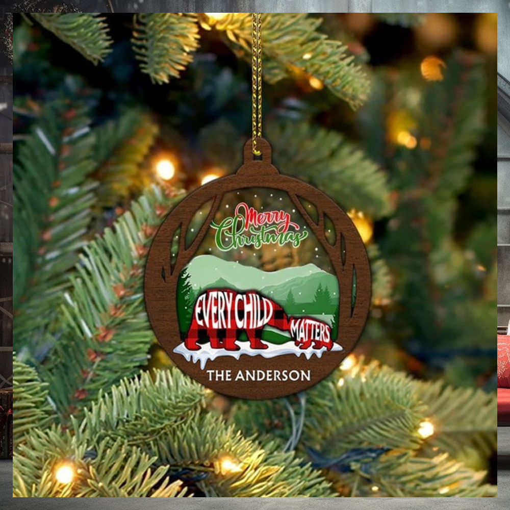 Personalized Bear Every Child Matters Ornament Merry Christmas Ornament Xmas Decorations Personalized Bear Every Child Matters Ornament Merry Christmas Ornament Xmas Decorations