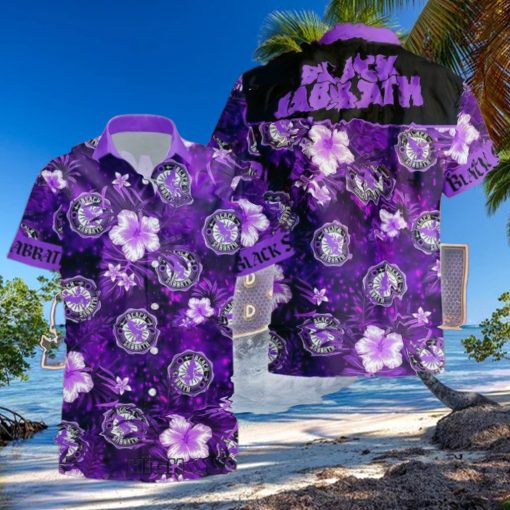 Personalized Black Sabbath Flower Button Hawaiian Shirt
