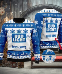 Personalized Bud Light Ugly Sweater