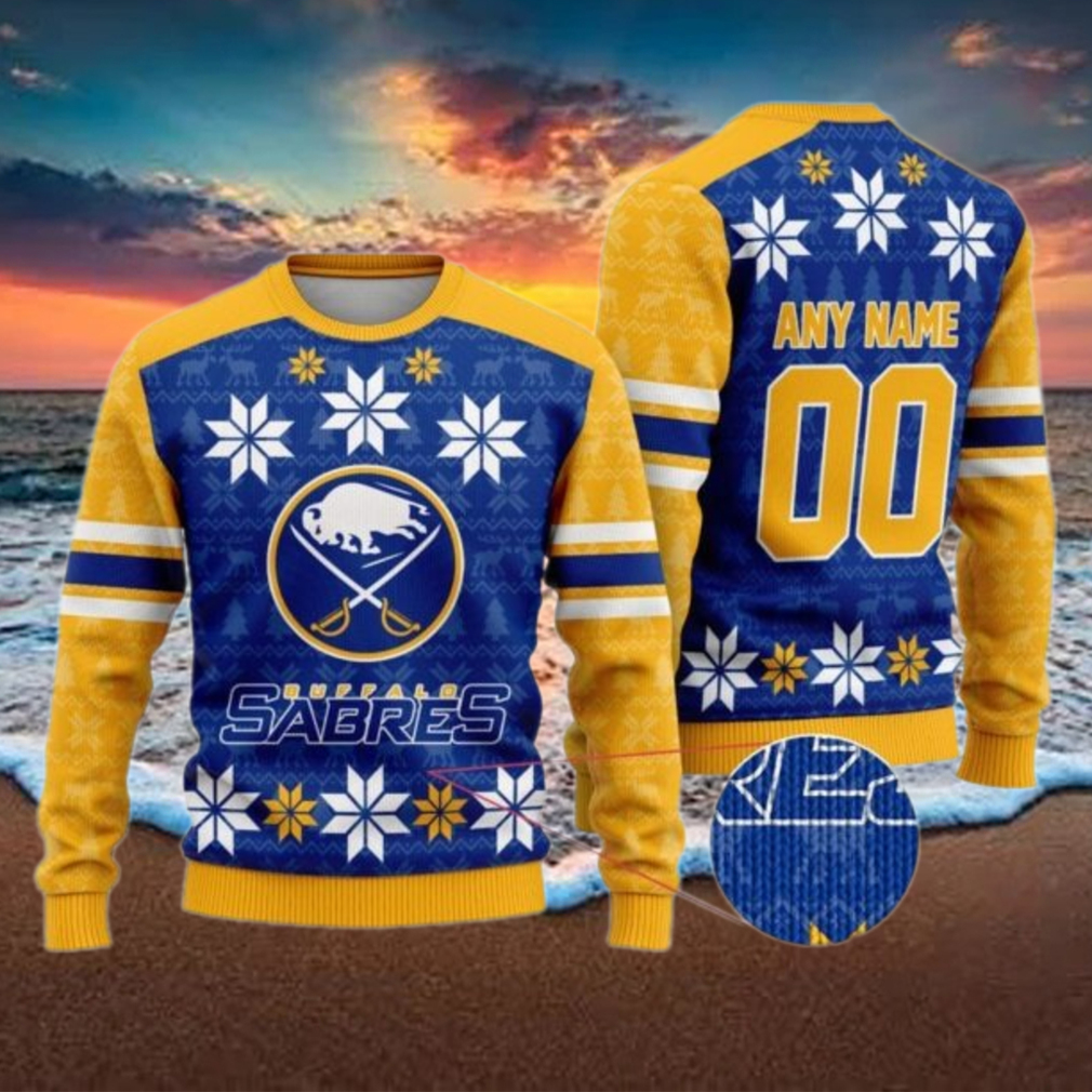 Personalized Buffalo Sabres Ugly Sweater For Christmas Personalized Buffalo Sabres Ugly Sweater For Christmas