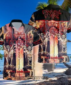 Personalized Cannibal Corpse Live Cannibalism Short Sleeve Hawaiian Shirt
