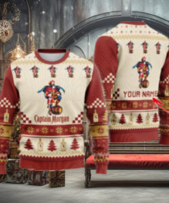 Personalized Captain Morgan Classic Ugly Christmas Sweater