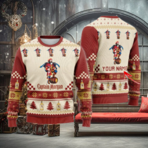 Personalized Captain Morgan Classic Ugly Christmas Sweater