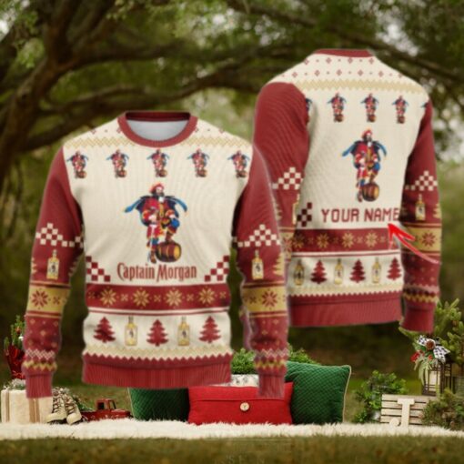 Personalized Captain Morgan Classic Ugly Christmas Sweater