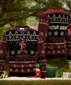 Personalized Captain Morgan Holiday Cheer Ugly Sweater