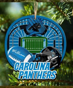 Personalized Carolina Panthers Ornament NFL Stadium Your Name