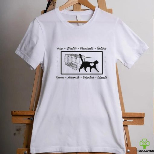 Personalized Cat Rescue Logo Cat Trap Tnr Shirt