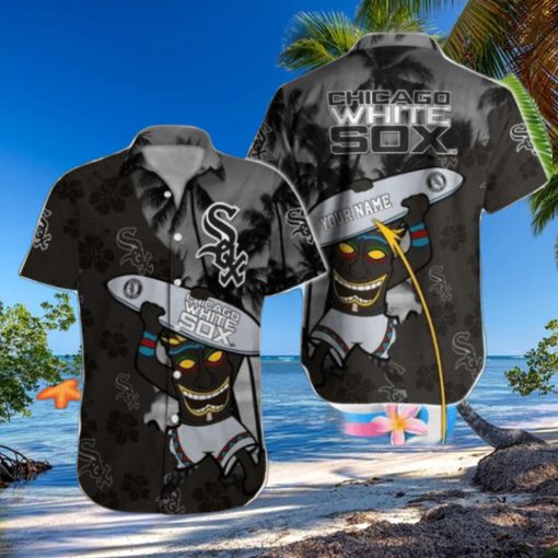 Personalized Chicago White Sox Tiki Fun Tropical Hawaiian Shirt