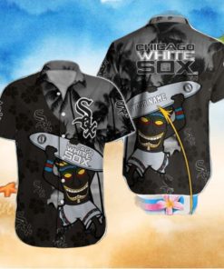 Personalized Chicago White Sox Tiki Fun Tropical Hawaiian Shirt
